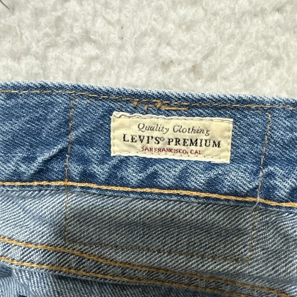Levi's Strauss‎ 501 Original Straight Regular Light Blue Men's Denim Jeans Sz 32